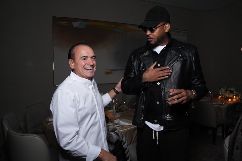 Jean-Georges Vongerichten and Carmelo Anthony