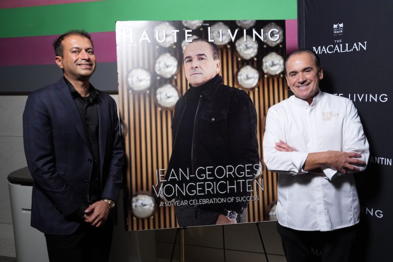 Kamal Hotchandani, CEO of Haute Media Group, and Chef Jean-Georges Vongerichten