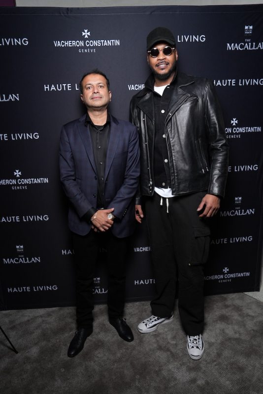 Kamal Hotchandani and Carmelo Anthony