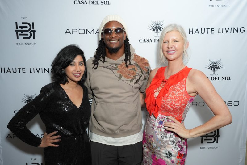 Sampriti Bhattacharyya, Todd Gurley, and April Donelson