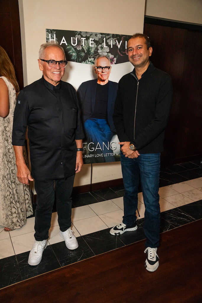 Chef Wolfgang Puck and Kamal Hotchandani