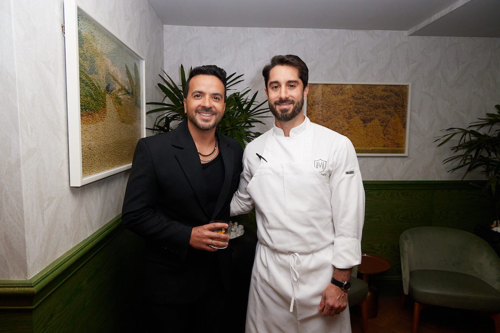 Luis Fonsi and Chef Joe Anthony