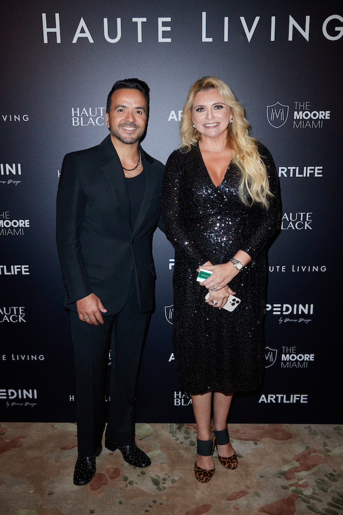 Luis Fonsi and Sandy Silvera