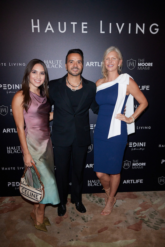 Celina Perez, Luis Fonsi, and April Donelson