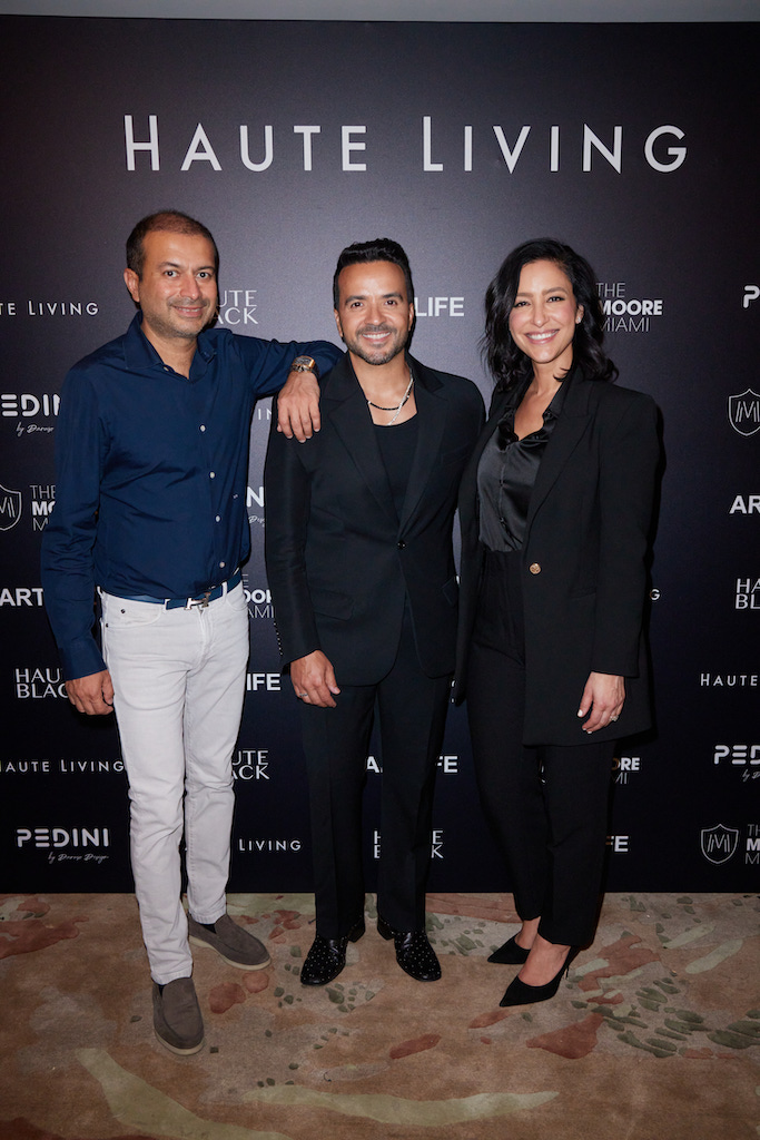 Kamal Hotchandani, Luis Fonsi, and Violet Camacho